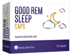 LOTOS PHARMA Good Rem Sleep - 30 kapsulu iepakojums miega uzlabošanai
