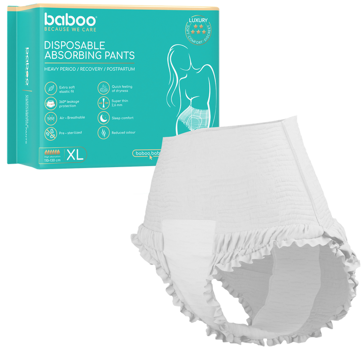 BABOO XL Absorbējošas biksītes, 5 gab. iepakojums