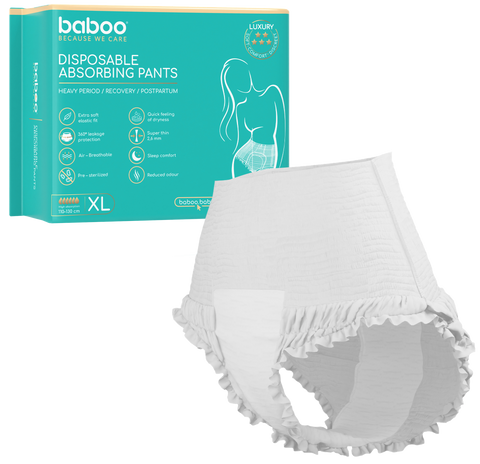 BABOO XL Absorbējošas biksītes, 5 gab. iepakojums