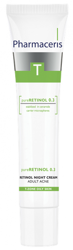 PHARMACERIS T pureRETINOL 0.3 Naktnes sejas krēms, 40 ml