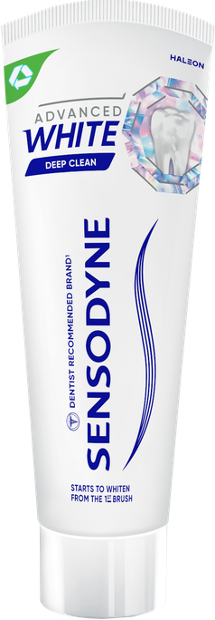 Advanced White Deep Clean zobu pasta SENSODYNE jutīgiem zobiem, 75 ml