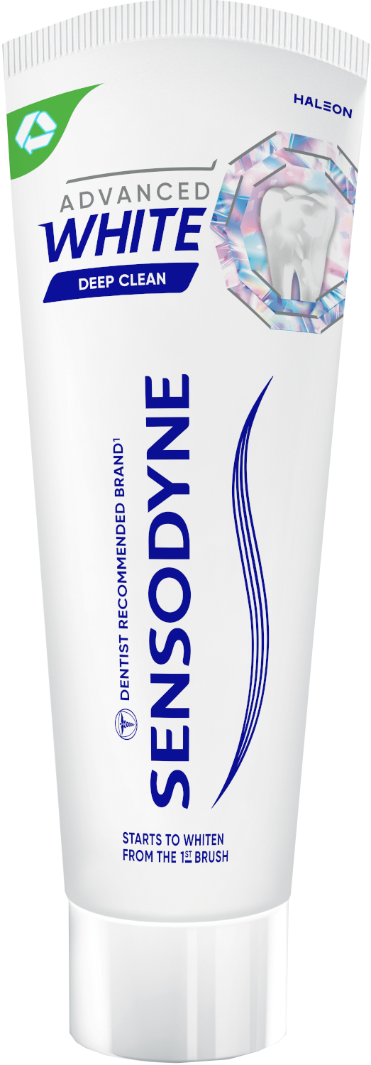 Advanced White Deep Clean zobu pasta SENSODYNE jutīgiem zobiem, 75 ml