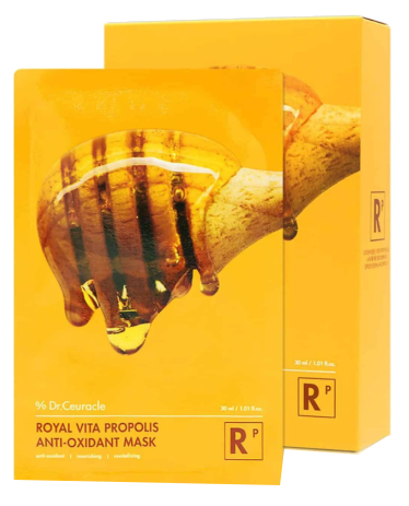 DR.CEURACLE Royal Vita Propolis sejas auduma maska, 10 gabali