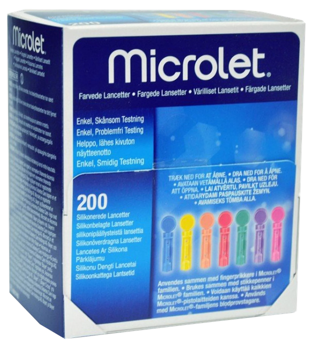 MICROLET punktējamie nāģi, 200 gab.