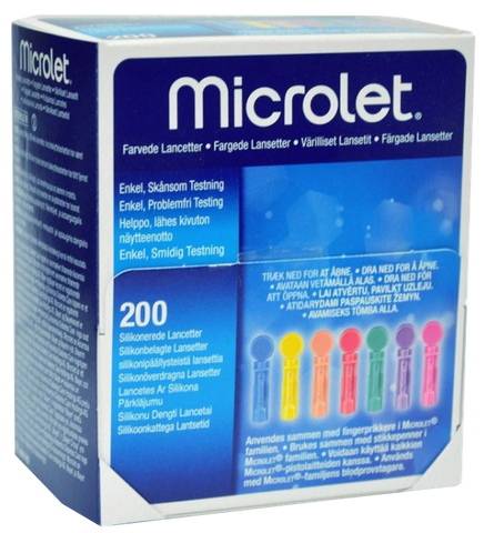 MICROLET punktējamie nāģi, 200 gab.