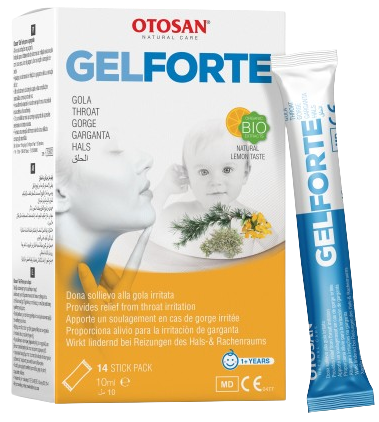 OTOSAN Throat Gel Forte — 14 paciņas