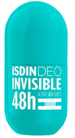 ISDIN DEO Invisible 48h rullītis antiperspirants, 50 ml