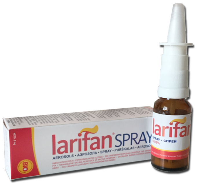 LARIFAN 10 ml Aerosola Sprejs