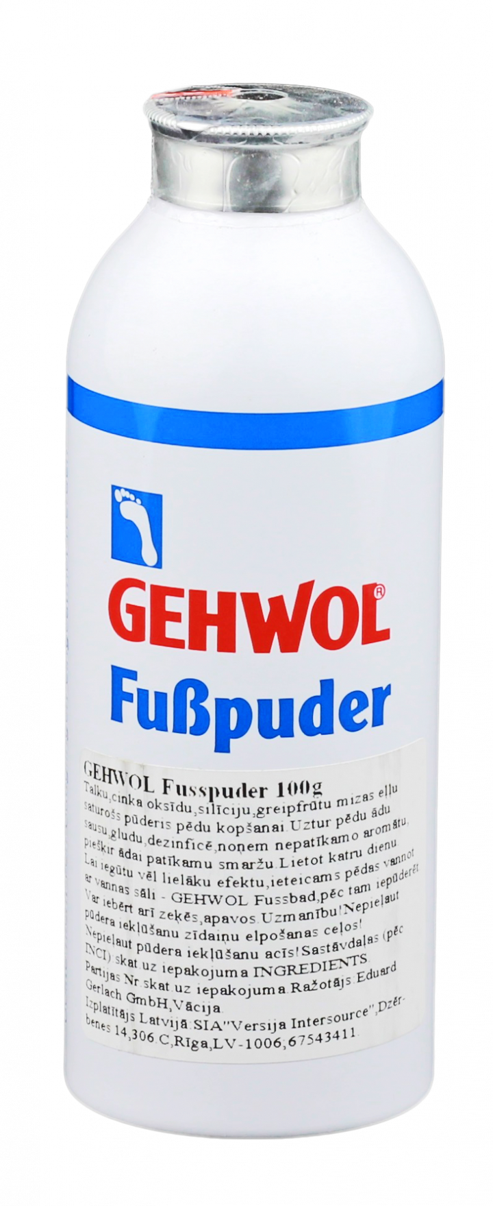 GEHWOL Pūderis pēdām Fusspuder, 100 g