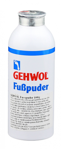 GEHWOL Pūderis pēdām Fusspuder, 100 g