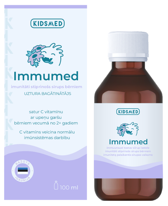 KIDSMED Immumed, 100 ml sīrups bērniem