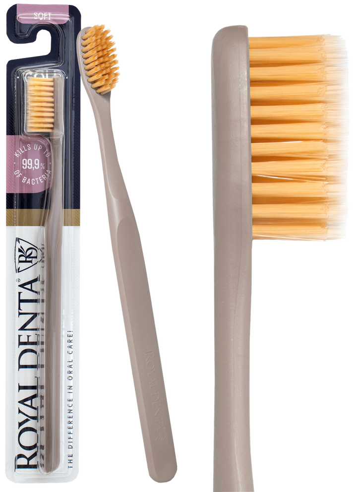 ROYAL DENTA Gold mīkstā zobu birste, 1 vienība