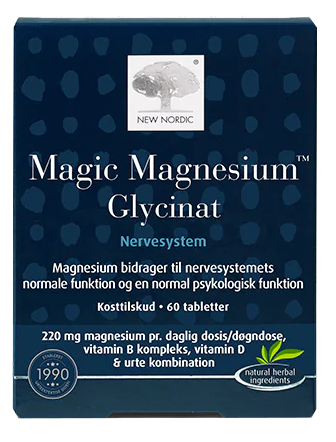 NEW NORDIC magnija glicināta tabletes ar vitamīniem, 60 gab.