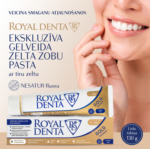 ROYAL DENTA Gold, 130 g zobu pasta ar zeltu