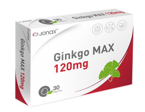 JONAX Ginkgo Max tabletes 120 mg, 30 vienības