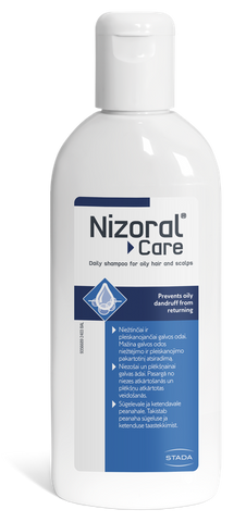 NIZORAL Care Taukainai Galvas Ādai - 200 ml Šampūns Blaugznu Kontrolei