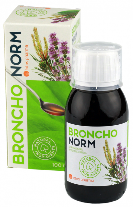 BRONCHONORM sīrups 100 ml elpošanas ceļiem