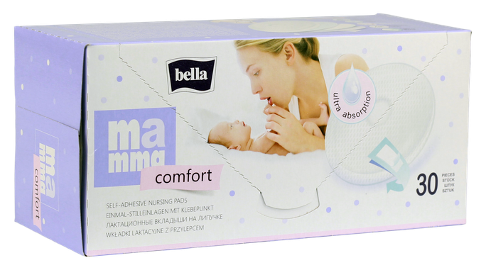 BELLA Mamma Comfort krūšu ieliktnīši, 30 gab.