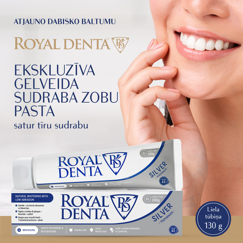 Silver zobu pasta ROYAL DENTA, 130 g