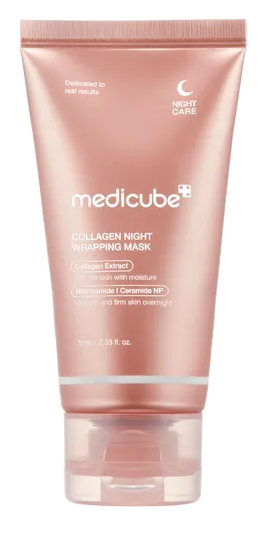 MEDICUBE Nakts Kolagēna Sejas Maska, 75 ml – Wrapping Procedure