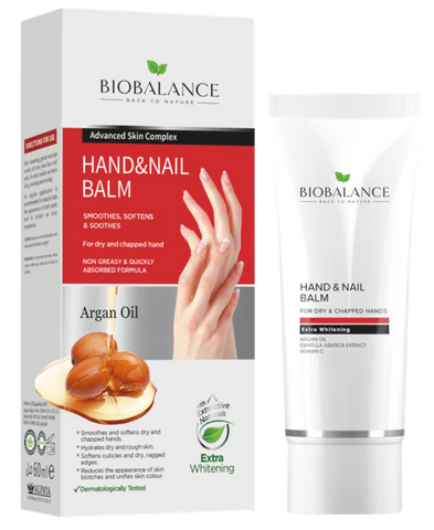 BIOBALANCE Krēms ar Argāna Eļļu - Roka un Nagu Aprūpe, 60 ml