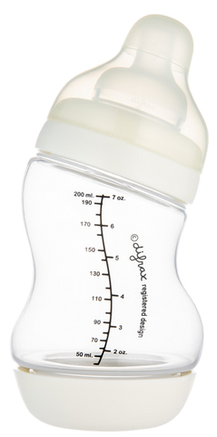 Pudelīte CANPOL BABIES ar S formu un pretkoliku sistēmu, 200 ml