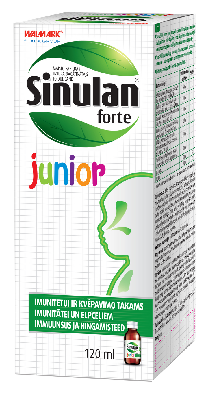 SINULAN Forte Junior 120 ml sīrups
