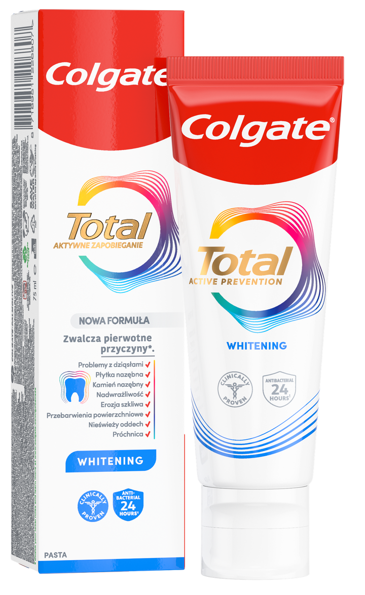 Colgate Total Whitening 75 ml baltinošā zobu pasta