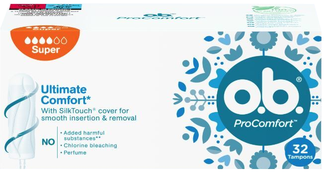 O.B. Super ProComfort tamponi, 32 gab.