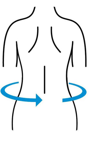 PRIM Spine (L) Elastīga Jostas Korsete ar 4 Lentēm Vēdera Kompresijai - 1 gab.