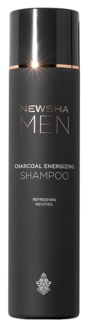 NEWSHA Men šampūns ar aktivētu ogles un energizējošu formulu, 250 ml