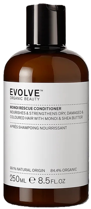 EVOLVE Monoi Hydrating Rescue kondicionieris krāsotiem matiem, 250 ml