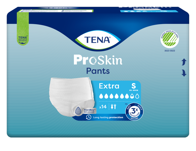 TENA Pants Extra S — 14 biksītes urīna aizsardzībai