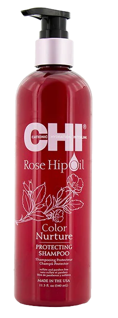 CHI Rose Hip Oil - šampūns matiem, 340 ml