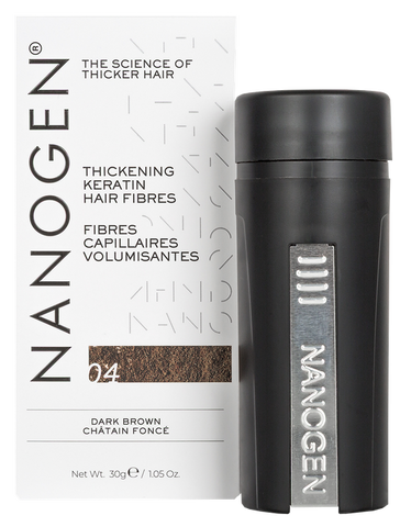 NANOGEN Keratin matu šķiedras tumši brūnā krāsā, 30 g