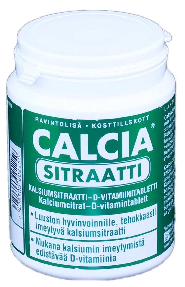 Kalcija citrāta un D vitamīna tabletes, 160 gab.