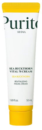 PURITO smiltsērkšķu ar vitaminiem bagātais sejas krēms 50 ml