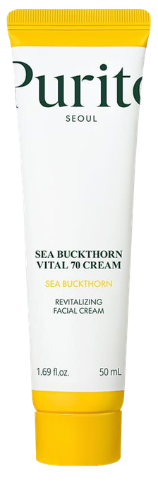 PURITO smiltsērkšķu ar vitaminiem bagātais sejas krēms 50 ml