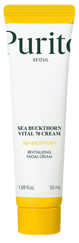 PURITO smiltsērkšķu ar vitaminiem bagātais sejas krēms 50 ml
