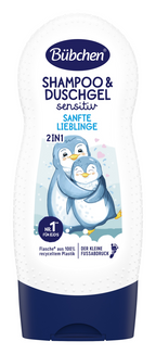 BUBCHEN Jautrs 2in1 dušas želeja un šampūns, 230 ml