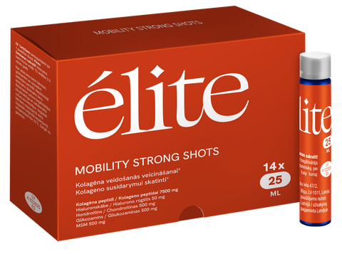 ELITE Mobility Strong Shots 14 pudelītes pa 25 ml