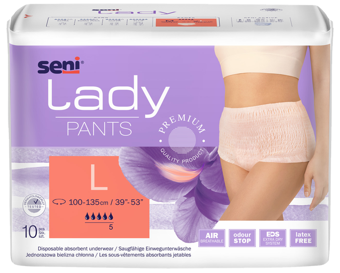 Seni Lady Pants L, 10 absorbējošas biksītes