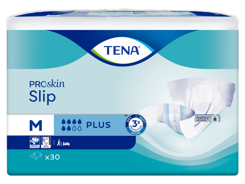 TENA Slip Plus M autiņbikses, 30 vienības
