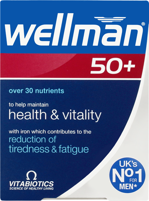 WELLMAN 50+ — 30 tabletes vīriešiem