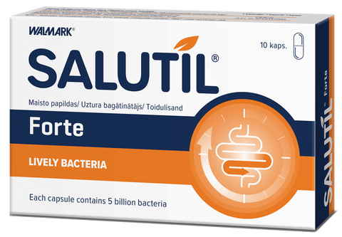 SALUTIL Forte, 10 kapsulu iepakojums