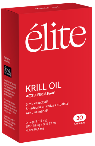 Krill Oil ELITE kapsulas — 30 gab.