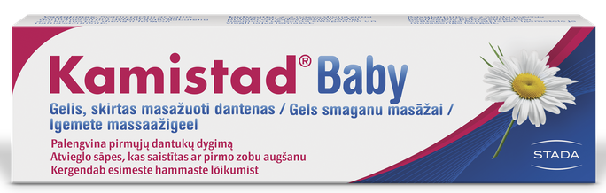 Kamistad Baby zobu šķilšanās gels, 20 ml, WALMARK