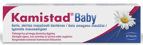 Kamistad Baby zobu šķilšanās gels, 20 ml, WALMARK