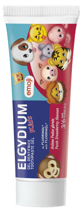 ELGYDIUM Kids Fresh zobu pasta zemenēm, 50 ml