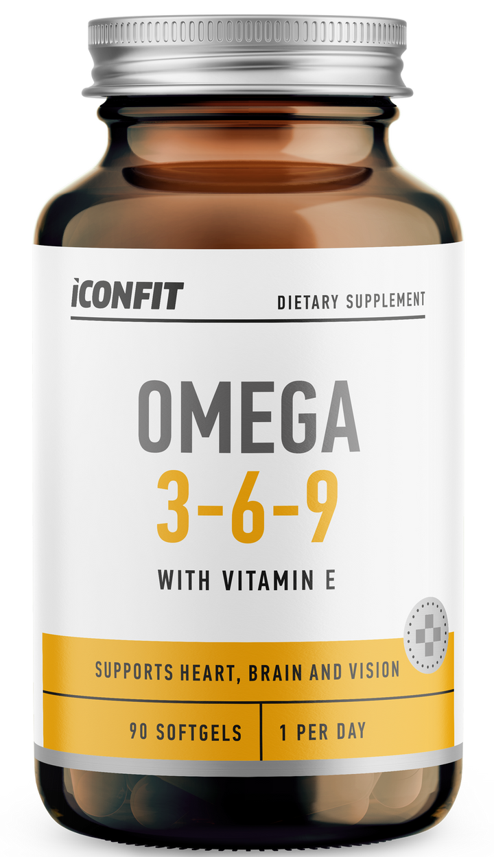 ICONFIT Omega 3-6-9 mīkstās kapsulas 90 gab. uztura bagātinātājs